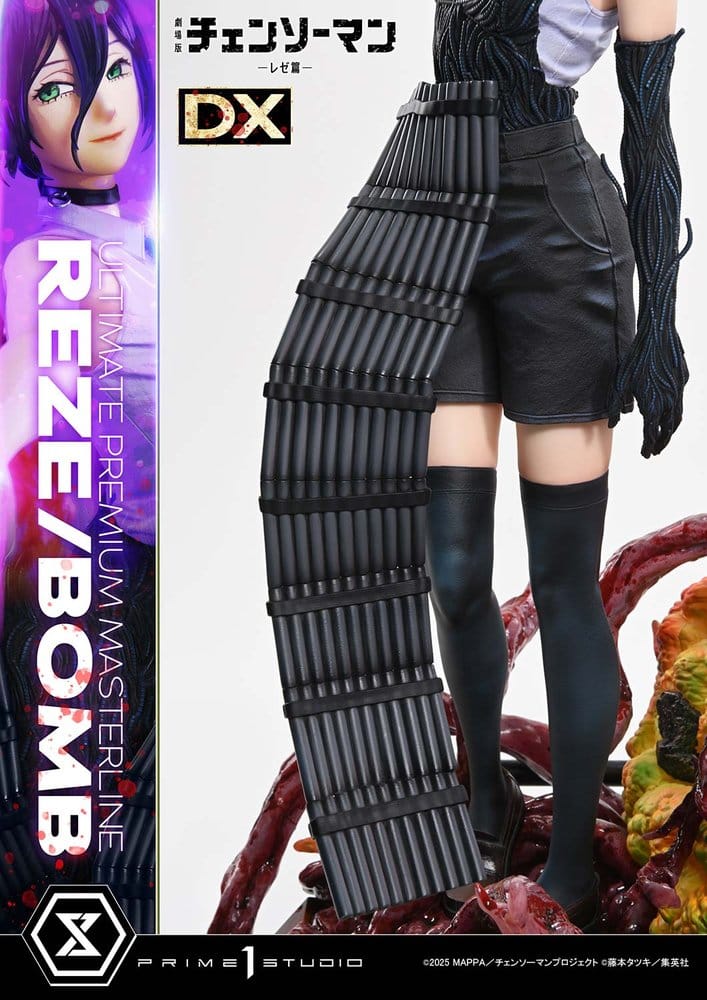 Chainsaw Man Ultimate Premium Masterline Series Estatua 1/4 The Movie: Reze Arc REZE/BOMB DX Bonus Version 56 cm