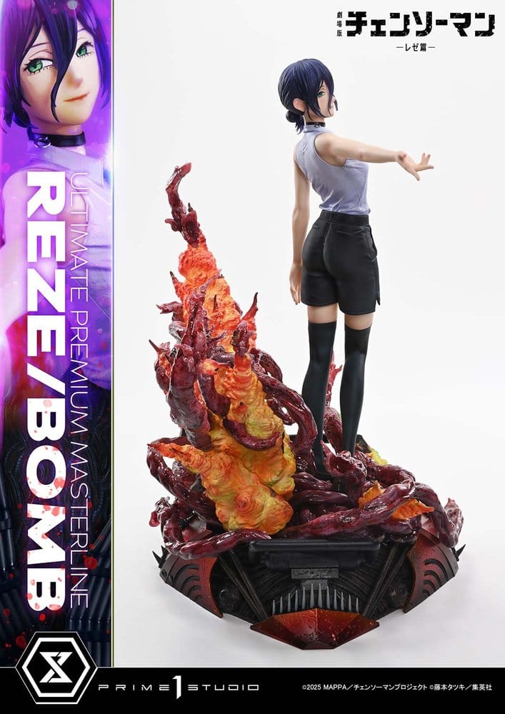 Chainsaw Man Ultimate Premium Masterline Series Estatua 1/4 The Movie: Reze Arc REZE/BOMB DX Bonus Version 56 cm