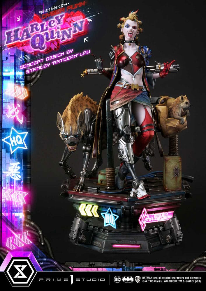 Batman Estatua Ultimate Premium Masterline Series Cyberpunk Harley Quinn 60 cm Frikytopia