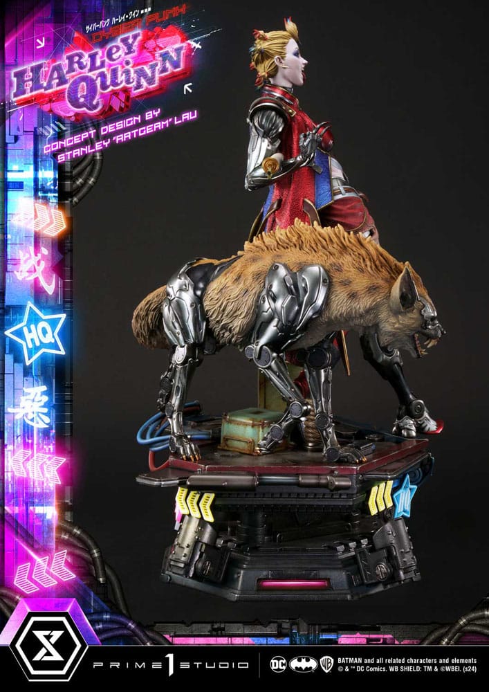 Batman Estatua Ultimate Premium Masterline Series Cyberpunk Harley Quinn 60 cm