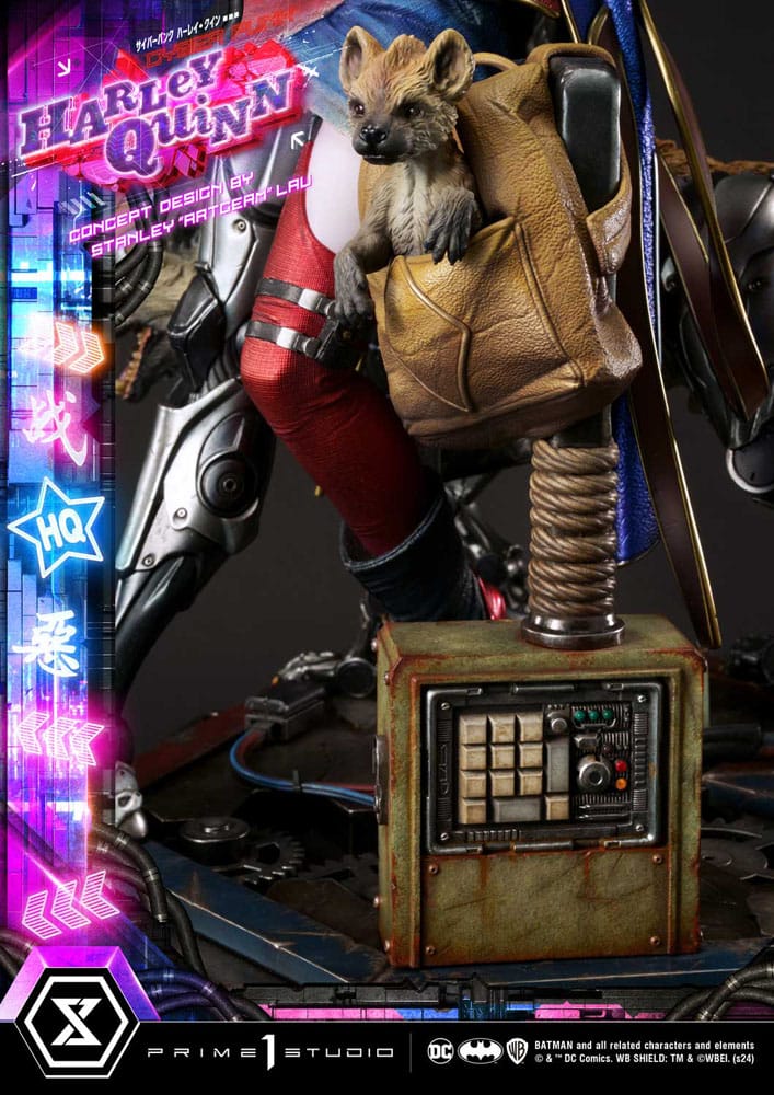 Batman Estatua Ultimate Premium Masterline Series Cyberpunk Harley Quinn 60 cm