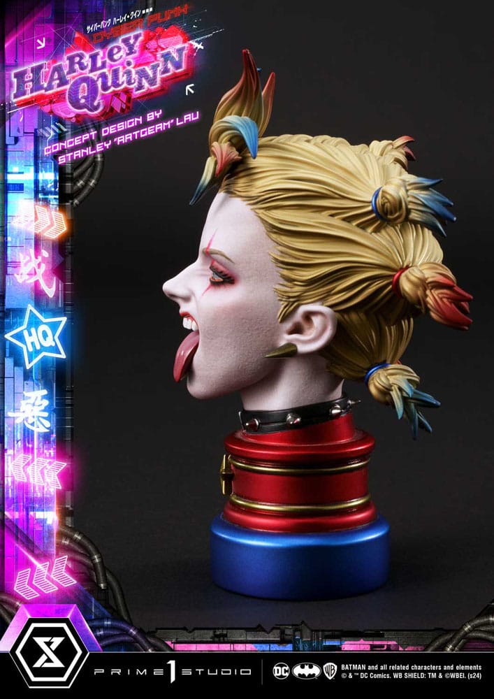 Batman Estatua Ultimate Premium Masterline Series Cyberpunk Harley Quinn 60 cm