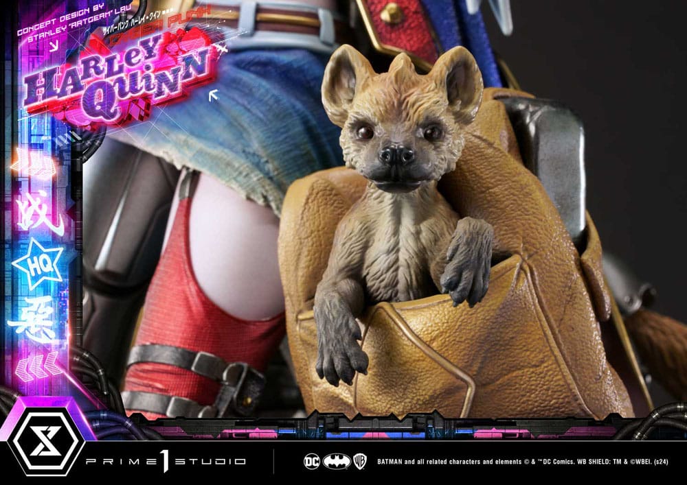 Batman Estatua Ultimate Premium Masterline Series Cyberpunk Harley Quinn Deluxe Bonus Version 60 cm