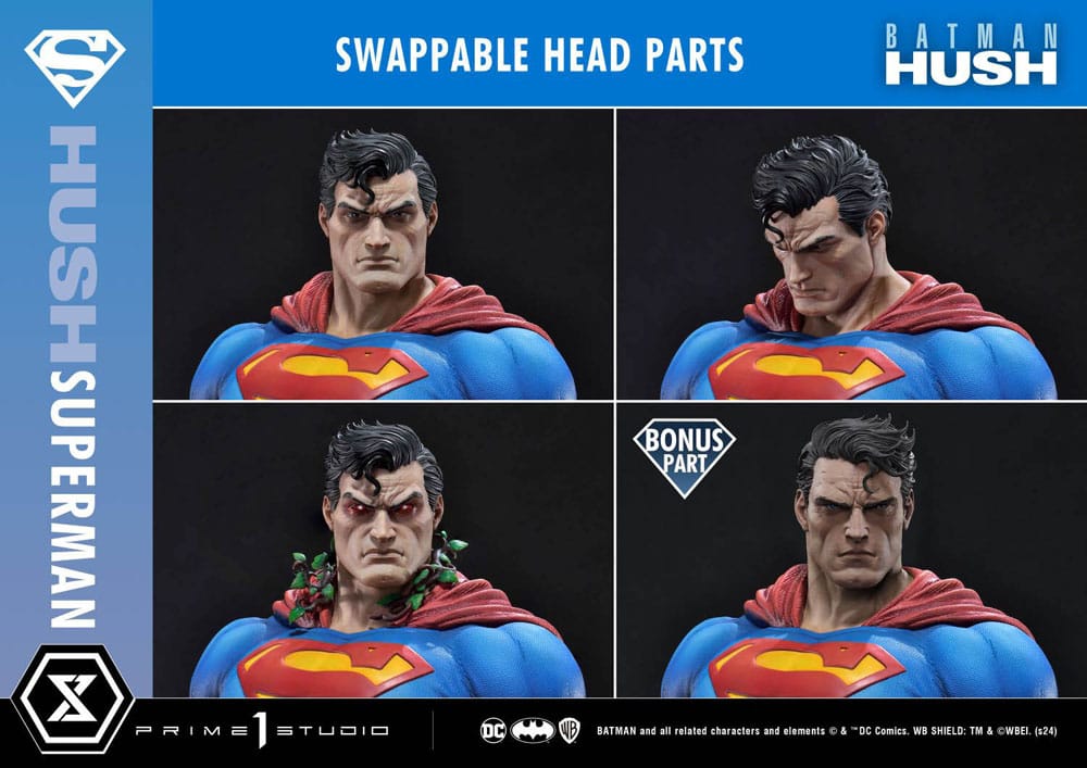 DC Comics Estatua Ultimate Premium Masterline Series 1/4 Batman: Hush (Comic) Superman Bonus Version 77 cm