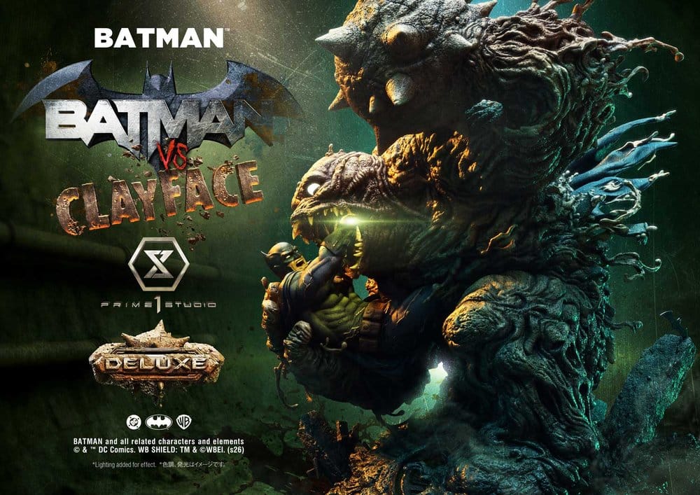 DC Comics Ultimate Premium Masterline Series Estatua 1/4 Batman VS Clayface Deluxe Version 83 cm