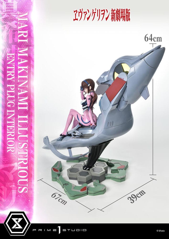 Rebuild of Evangelion Estatua Ultimate Premium Masterline Series 1/4 Mari Makinami Illustrious Normal Ver. 64 cm