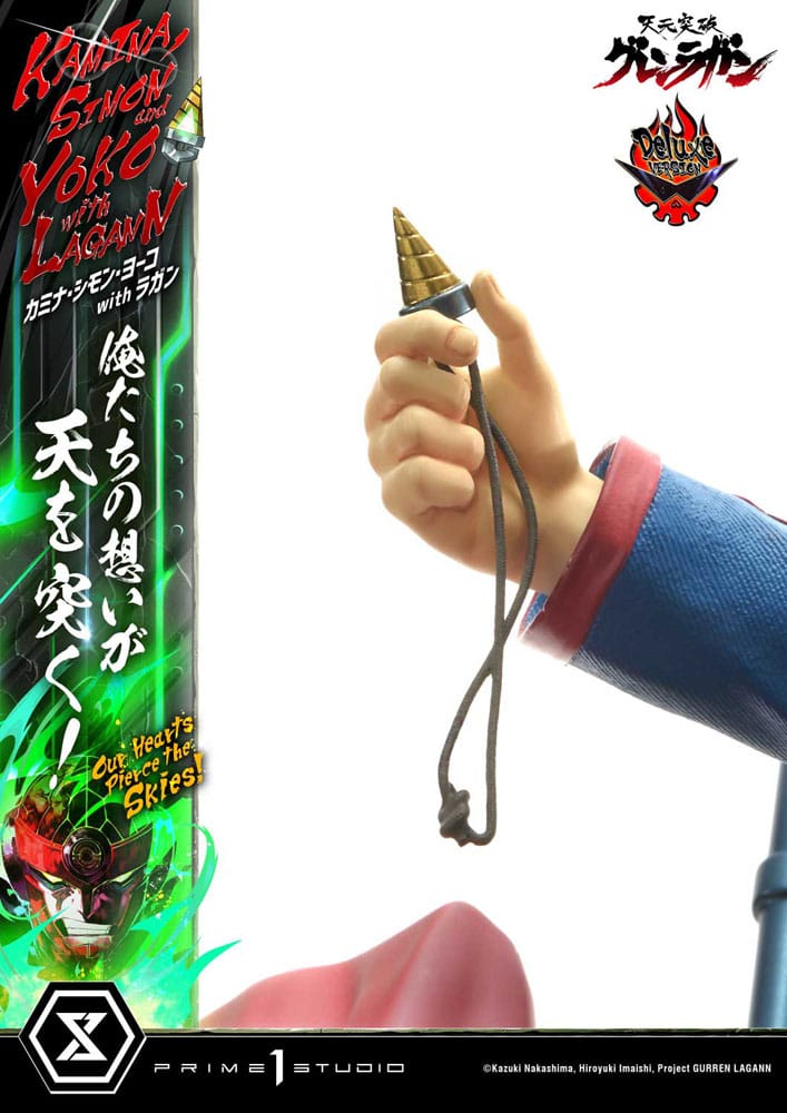 Gurren Lagann Estatua Ultimate Premium Masterline Series 1/4 Kamina, Simon & Yoko with Lagann Deluxe Bonus Version 97 cm