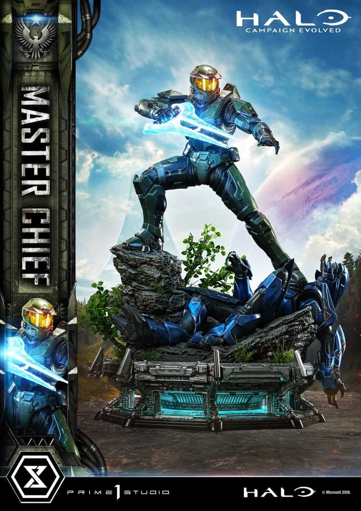 Halo Ultimate Premium Masterline Series Estatua 1/4 Campaign Evolved Master Chief 78 cm