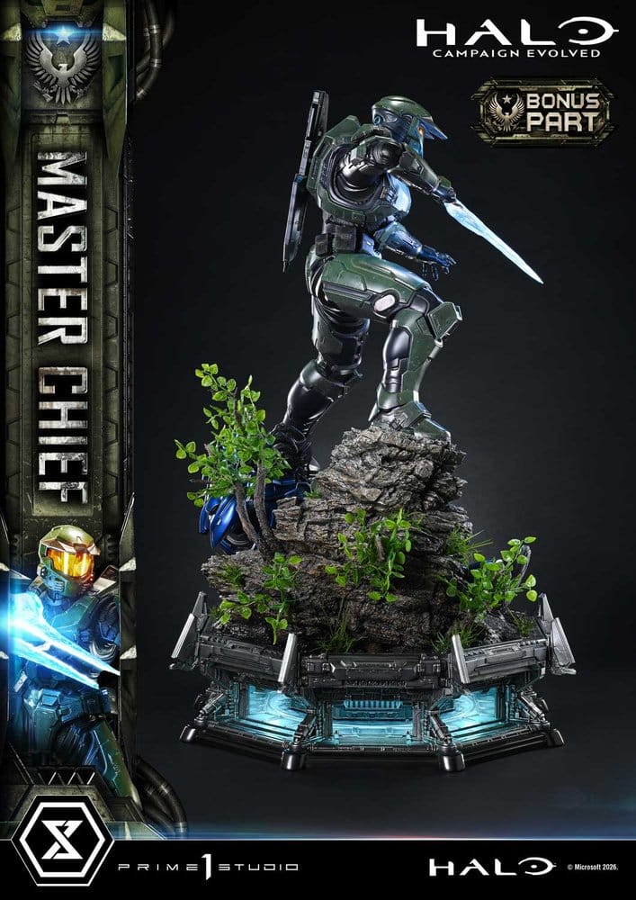 Halo Ultimate Premium Masterline Series Estatua 1/4 Campaign Evolved Master Chief Bonus Version 78 cm