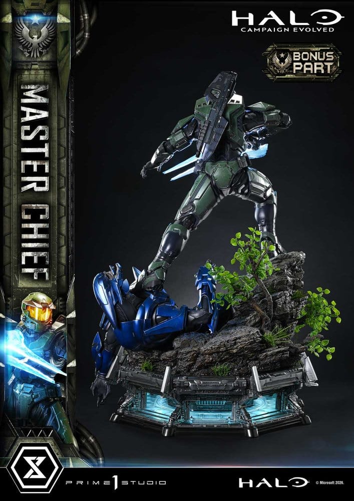 Halo Ultimate Premium Masterline Series Estatua 1/4 Campaign Evolved Master Chief Bonus Version 78 cm