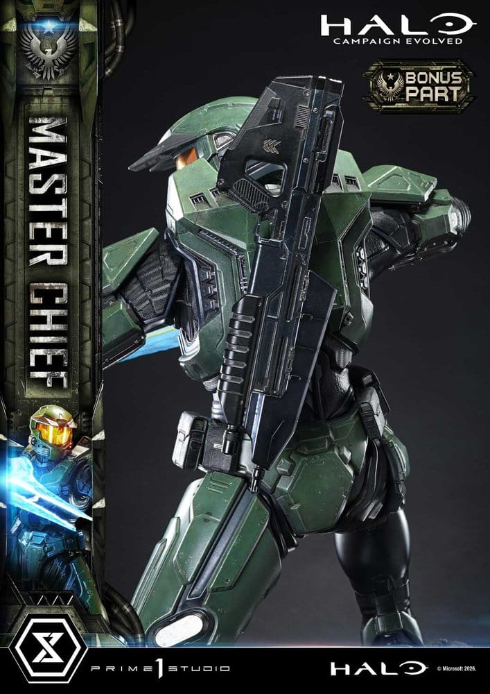 Halo Ultimate Premium Masterline Series Estatua 1/4 Campaign Evolved Master Chief Bonus Version 78 cm