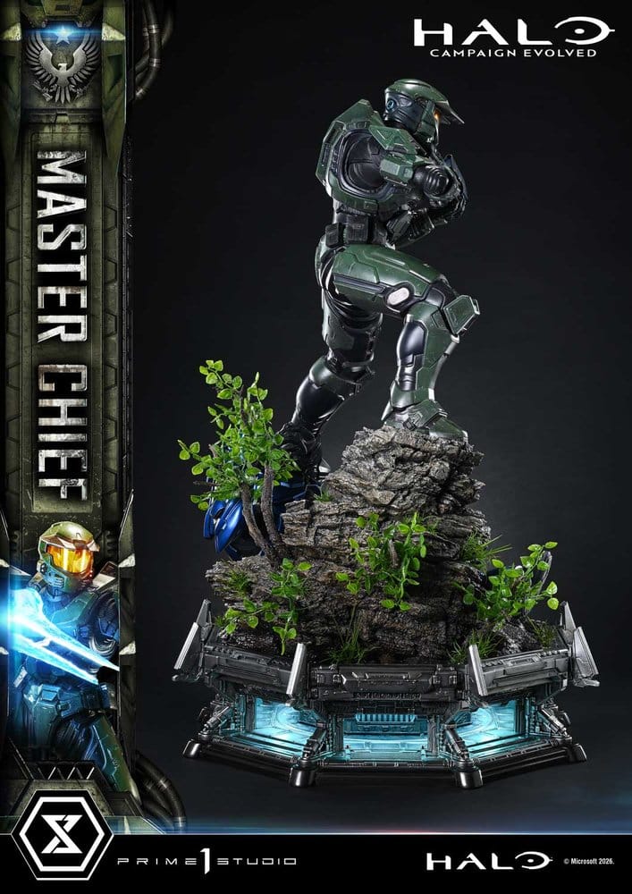 Halo Ultimate Premium Masterline Series Estatua 1/4 Campaign Evolved Master Chief Bonus Version 78 cm