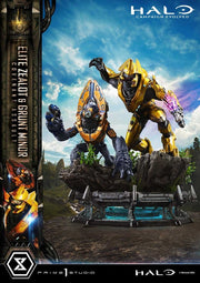Halo: Campaign Evolved Ultimate Premium Masterline Series Estatua 1/4 Elite Zealot & Grunt Minor: Covenant Assault Bonus Version 81 cm