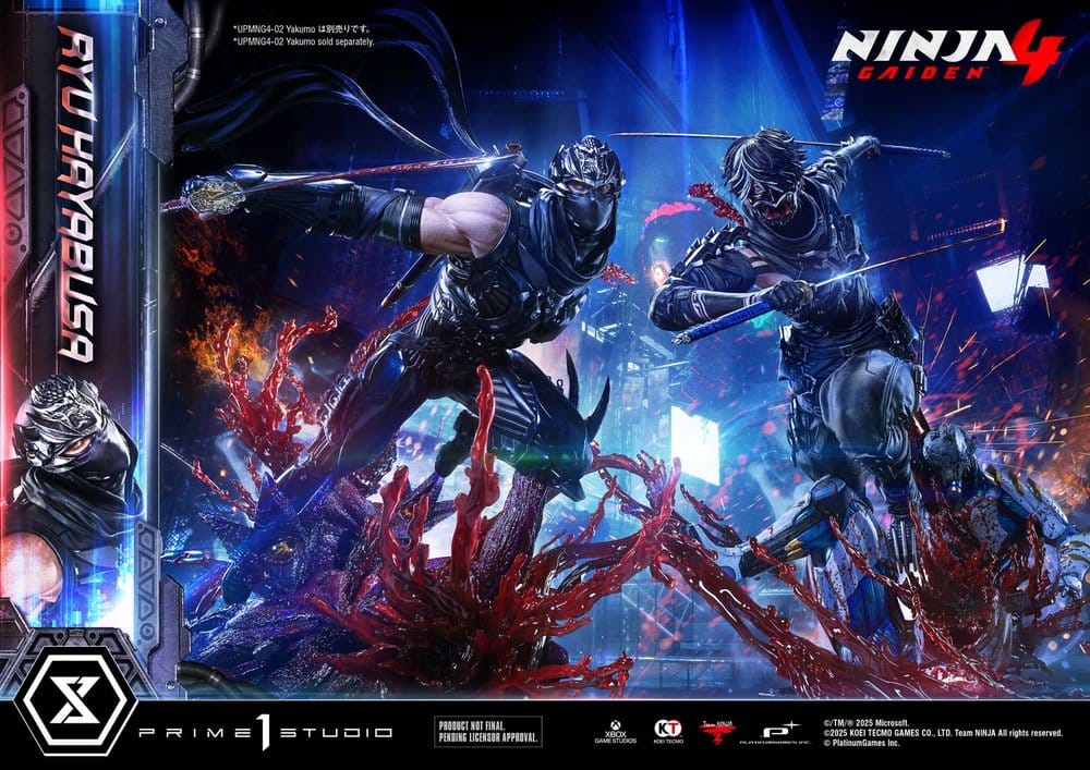 Ninja Gaiden 4 Ultimate Premium Masterline Series Estatua 1/4 Ryu Hayabusa 70 cm
