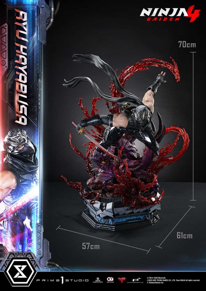 Ninja Gaiden 4 Ultimate Premium Masterline Series Estatua 1/4 Ryu Hayabusa Deluxe Version 70 cm