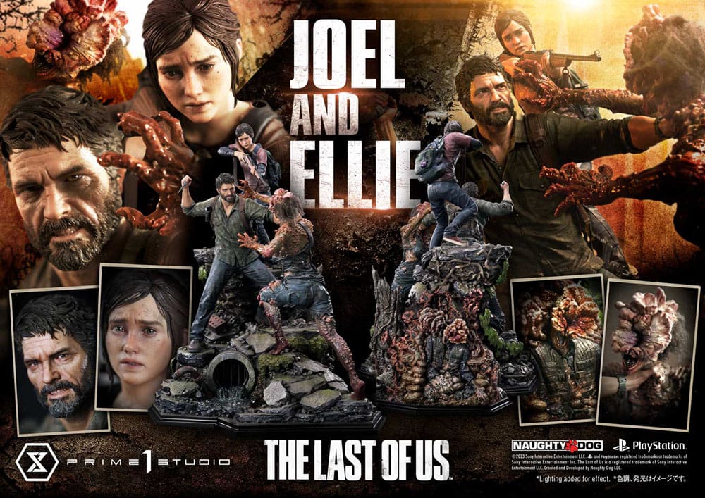 The Last of Us Part I Estatua 1/4 Ultimate Premium Masterline Series Joel & Ellie (The Last of Us Part I) 73 cm