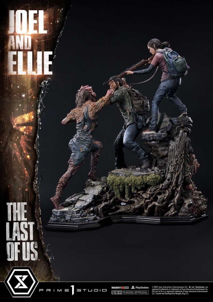 The Last of Us Part I Estatua 1/4 Ultimate Premium Masterline Series Joel & Ellie (The Last of Us Part I) 73 cm