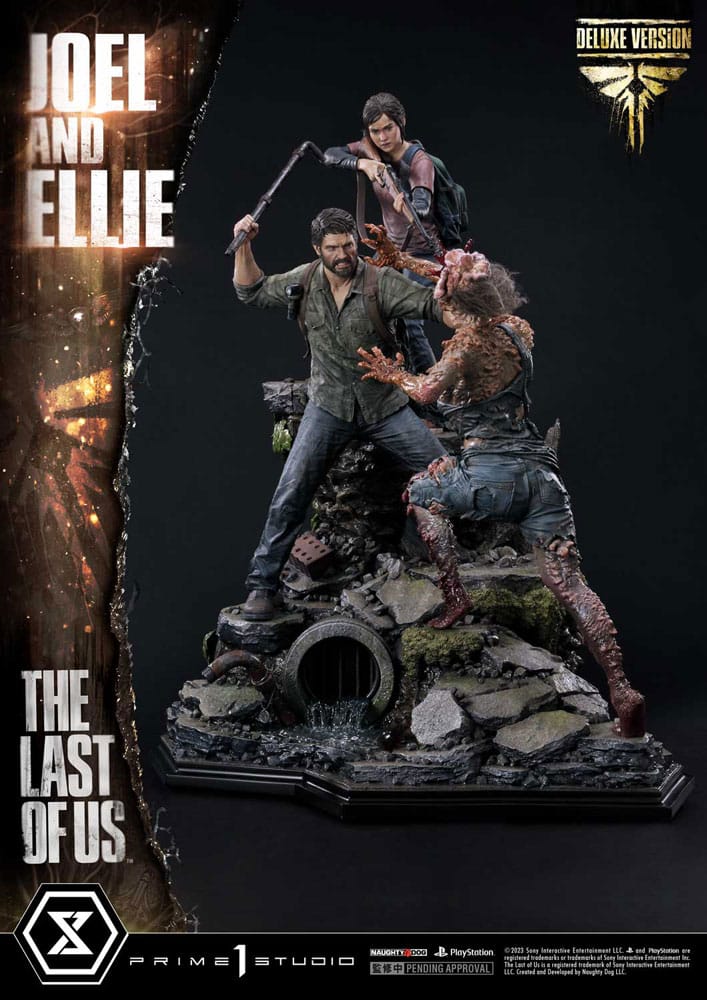 The Last of Us Part I Estatua Ultimate Premium Masterline Series Joel & Ellie Deluxe Version (The Last of Us Part I) 73 cm