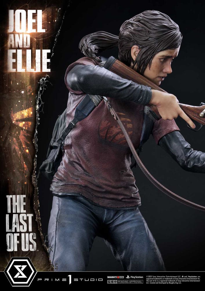 The Last of Us Part I Estatua Ultimate Premium Masterline Series Joel & Ellie Deluxe Bonus Version (The Last of Us Part I) 73 cm