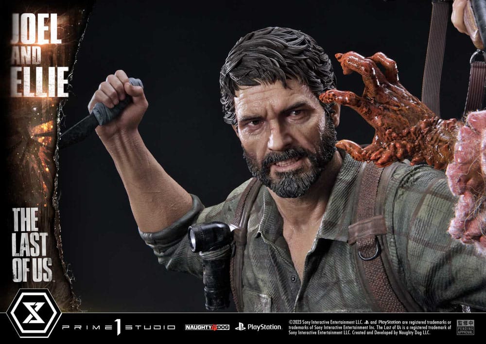 The Last of Us Part I Estatua Ultimate Premium Masterline Series Joel & Ellie Deluxe Bonus Version (The Last of Us Part I) 73 cm