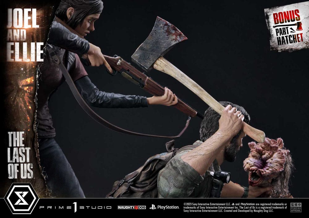 The Last of Us Part I Estatua Ultimate Premium Masterline Series Joel & Ellie Deluxe Bonus Version (The Last of Us Part I) 73 cm