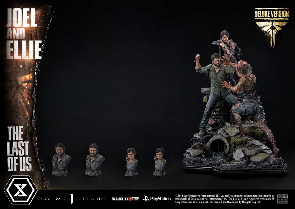 The Last of Us Part I Estatua Ultimate Premium Masterline Series Joel & Ellie Deluxe Bonus Version (The Last of Us Part I) 73 cm