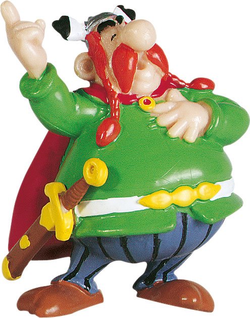 Astérix el Galo Minifigura Abraracourcix el jefe 6 cm Frikytopia