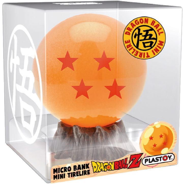 Figura hucha plastoy dragon ball bola de dragon 4 estrellas