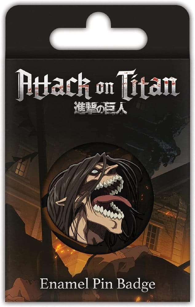 Attack on Titan Pin Esmaltado S3 (Eren Titan Rage) Frikytopia