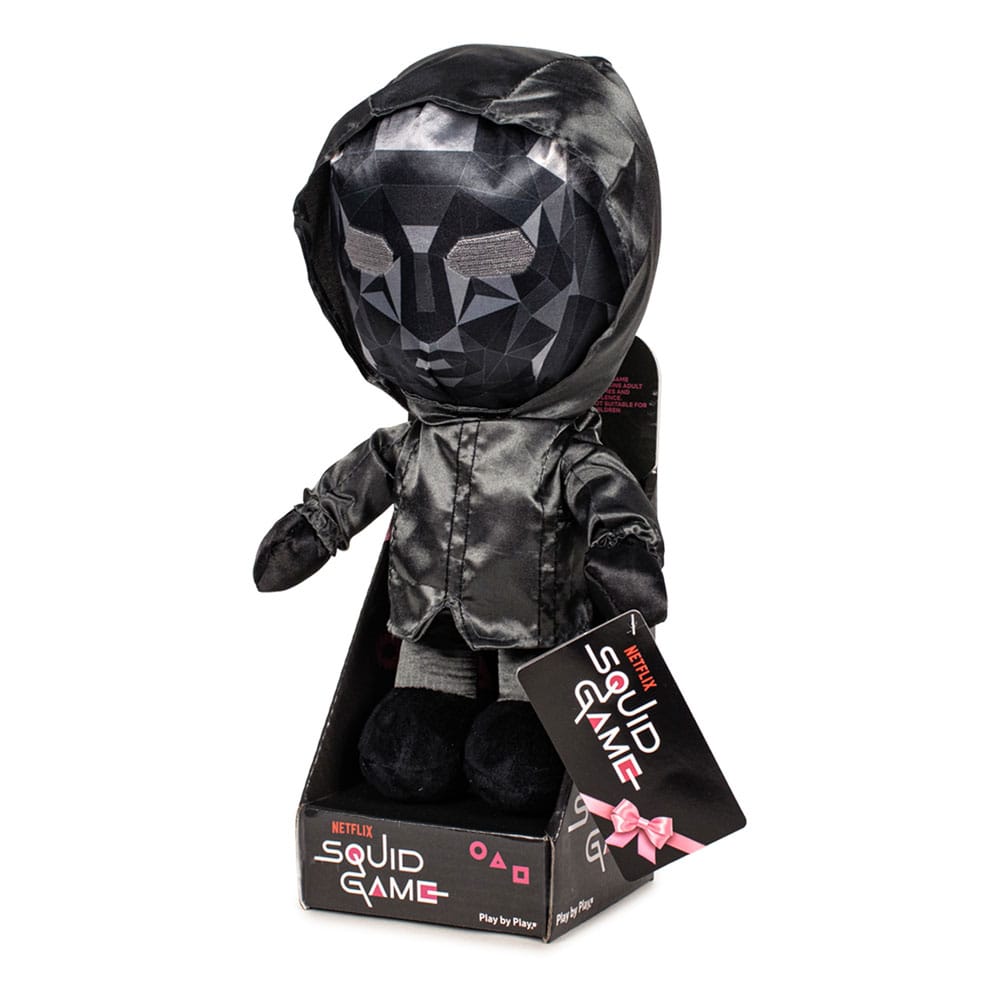 El juego del calamar Peluche Frontman en una caja de cartón 28 cm Frikytopia