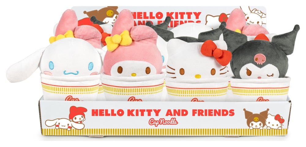 Hello Kitty &amp; Friends Peluches - Cup Noodles 16 cm Surtido (24)