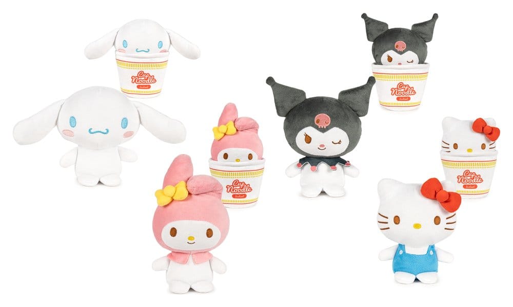 Hello Kitty &amp; Friends Peluches - Cup Noodles 16 cm Surtido (24)