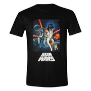 Star Wars A New Hope Camiseta Retro Poster talla XL