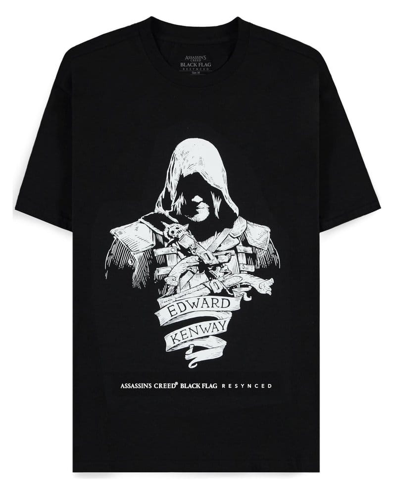 Assassin's Creed Camiseta Black Flag Resynched Edward Kenway Talla XL Frikytopia