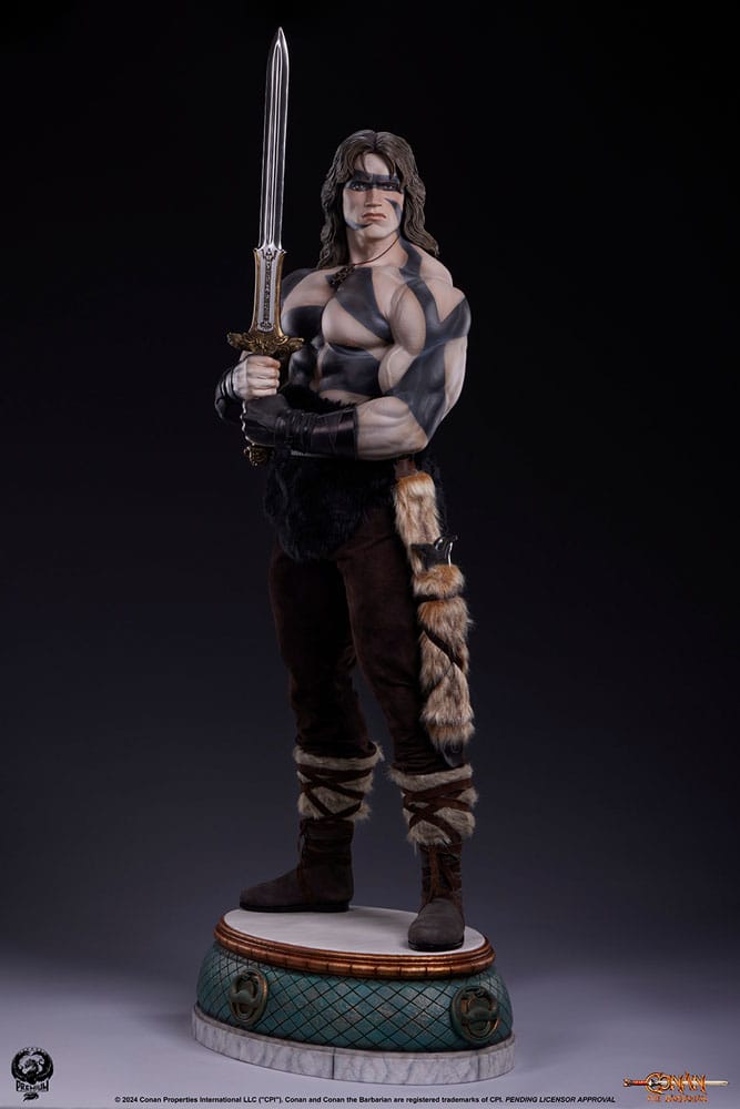 Conan el Bárbaro Estatua Elite Series 1/2 Conan Warpaint Edition 116 cm