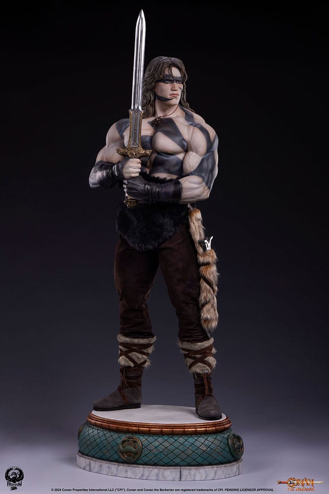 Conan el Bárbaro Estatua Elite Series 1/2 Conan Warpaint Edition 116 cm