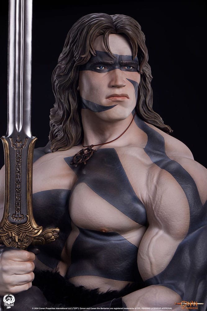 Conan el Bárbaro Estatua Elite Series 1/2 Conan Warpaint Edition 116 cm