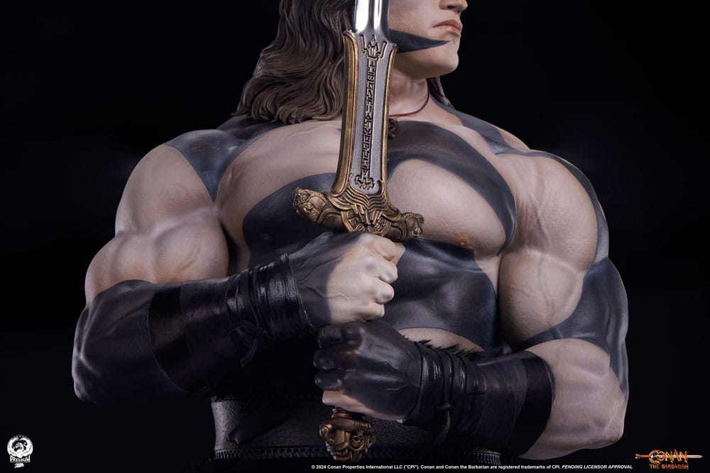 Conan el Bárbaro Estatua Elite Series 1/2 Conan Warpaint Edition 116 cm