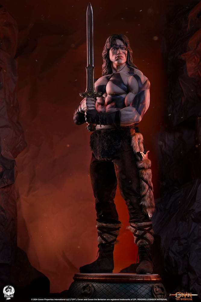 Conan el Bárbaro Estatua Elite Series 1/2 Conan Warpaint Edition 116 cm