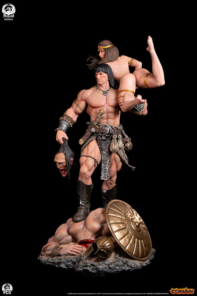 Conan el Bárbaro Estatua 1/4 Conan Deluxe Edition 63 cm