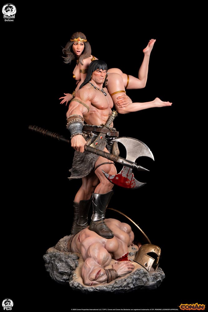 Conan el Bárbaro Estatua 1/4 Conan Deluxe Edition 63 cm