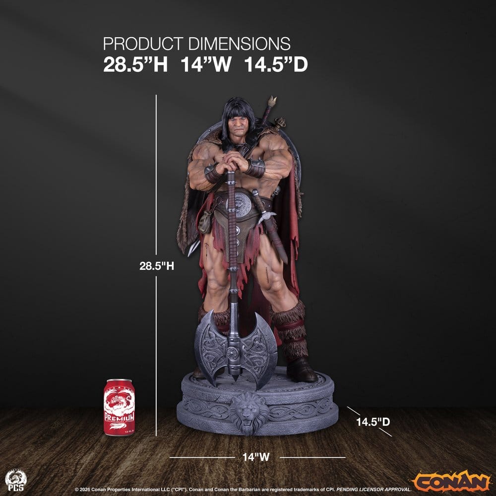 Conan el Bárbaro Estatua 1/3 Conan 72 cm