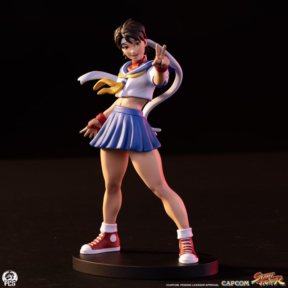 Street Fighter Street Jam Estatuas 1/10 Sakura & Sodom 22 cm