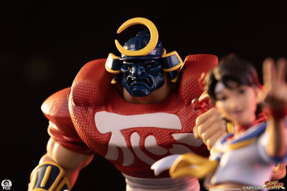 Street Fighter Street Jam Estatuas 1/10 Sakura & Sodom 22 cm