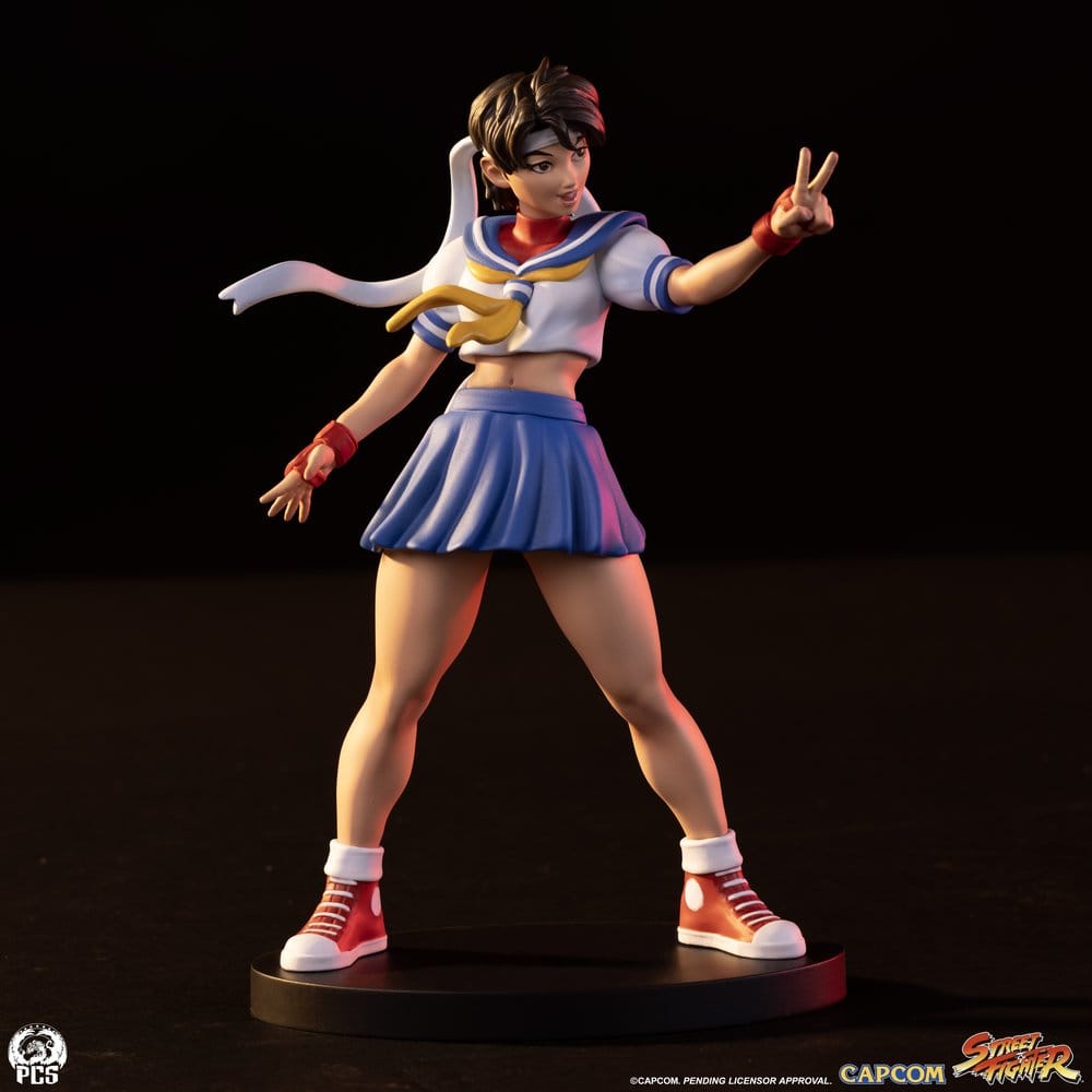 Street Fighter Street Jam Estatuas 1/10 Sakura & Sodom 22 cm