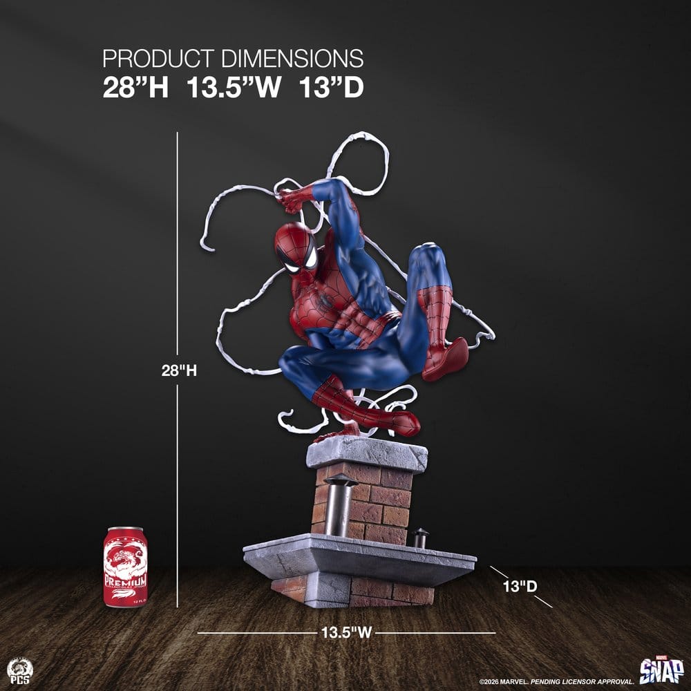 Marvel Snap Estatua 1/3 Spider-Man 71 cm