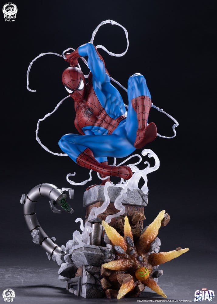 Marvel Snap Estatua 1/3 Spider-Man Deluxe Edition 71 cm