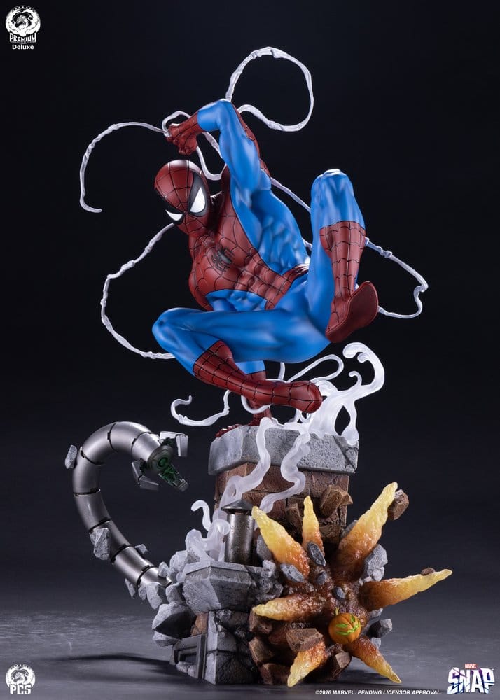Marvel Snap Estatua 1/3 Spider-Man Deluxe Edition 71 cm