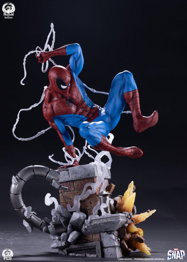 Marvel Snap Estatua 1/3 Spider-Man Deluxe Edition 71 cm