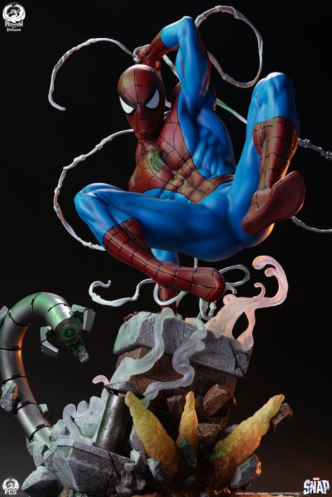 Marvel Snap Estatua 1/3 Spider-Man Deluxe Edition 71 cm
